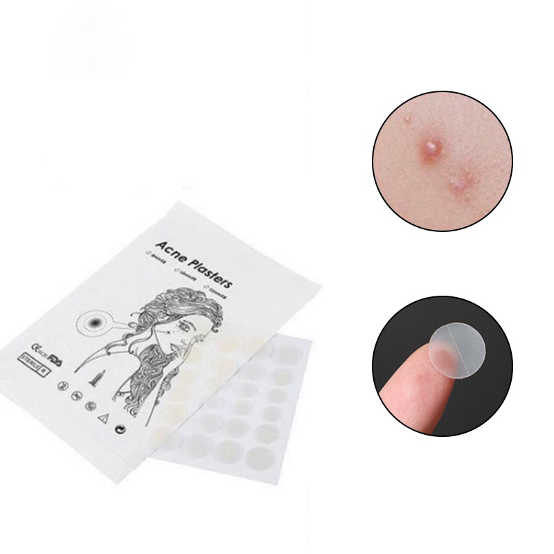 Set 36 miếng dán mụn ACNE PLASTERS, miếng dán che mụn làm xẹp che phủ mụn