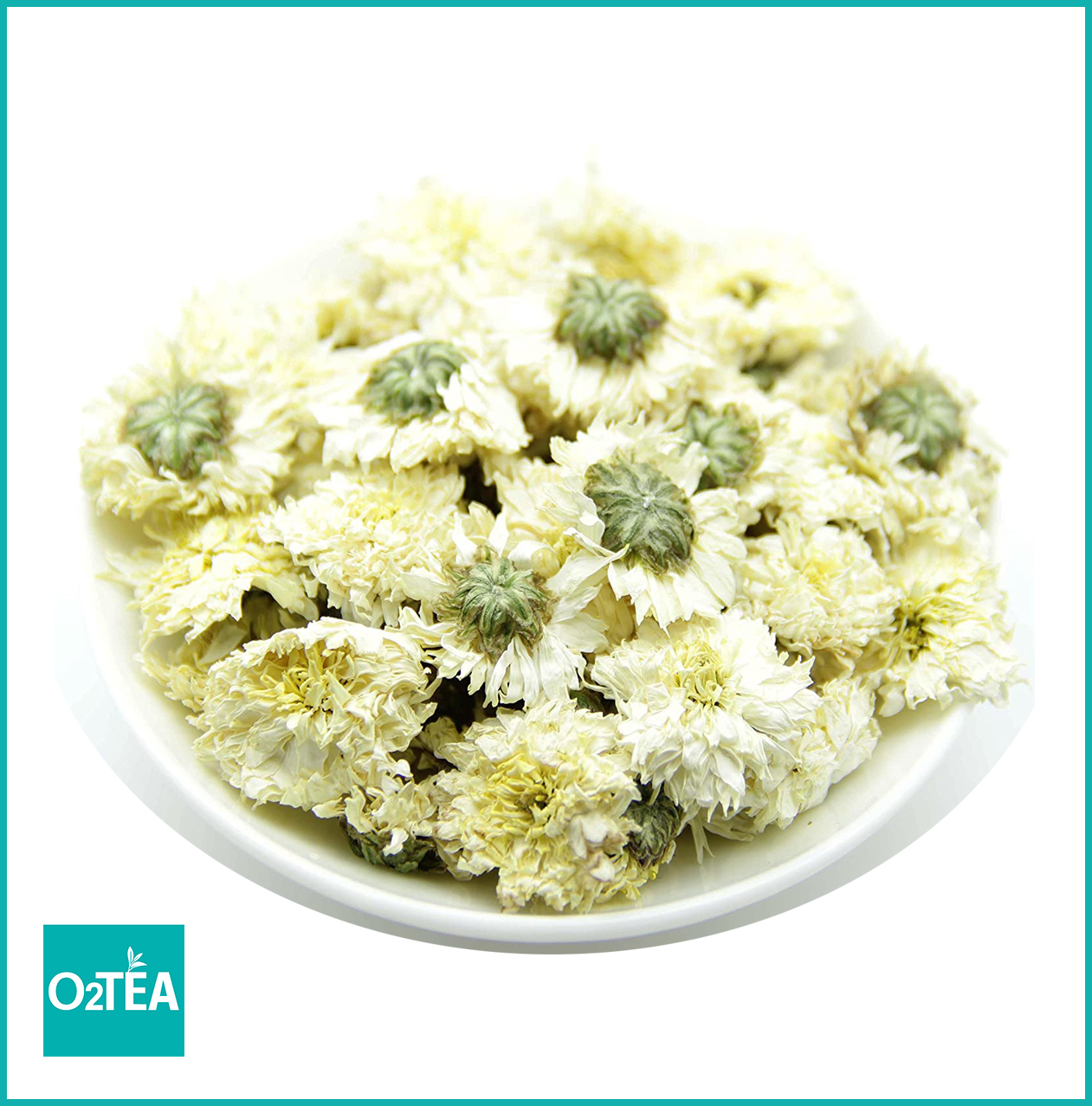 Trà Cúc Trắng 50g Túi Zip - Trà O2 TEA (White chrysanthemum tea)