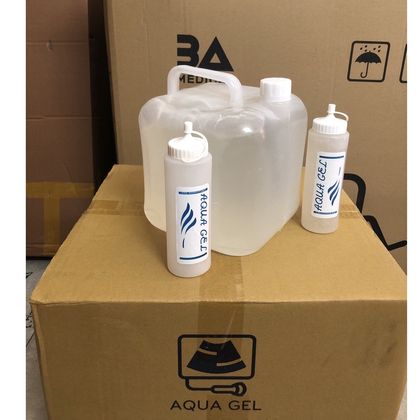 Gel siêu âm aqua can 5 lít dùng triệt lông