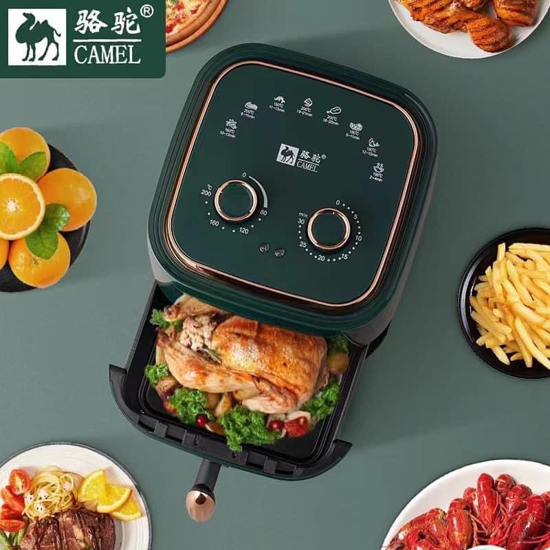 NỒI CHIÊN KHÔNG DẦU CAMEL 12 LÍT BẢO HÀNH 12 THÁNG .Một chiếc nồi tích hợp nhiều công năng sẽ giúp bạn tiết kiệm được diện tích khiến căn bếp của bạn trở nên gọn gàng ngăn nắp hơn.