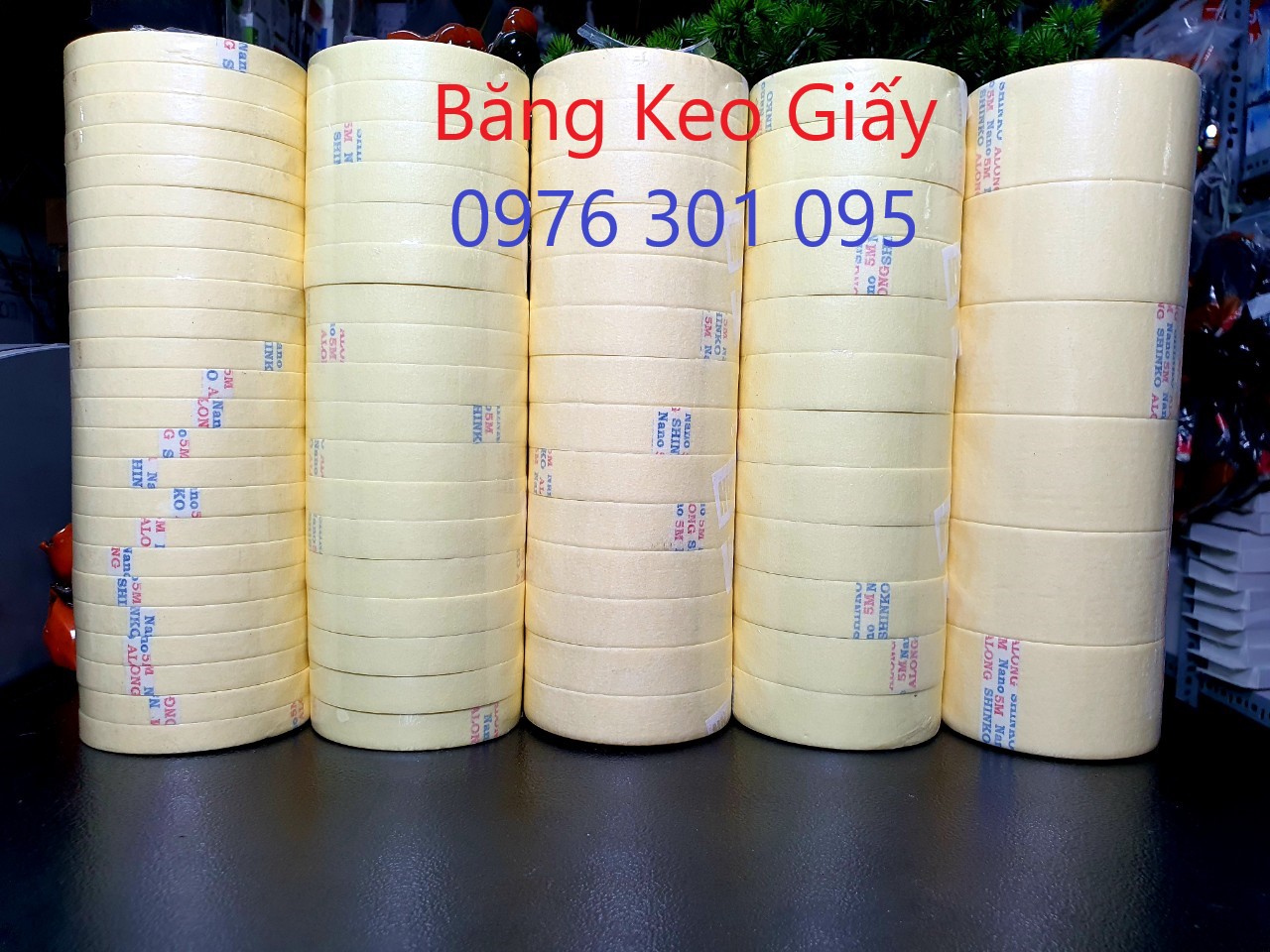 Băng Keo Giấy 1F2 - 1F6 - 2F - 2F4 - 5F