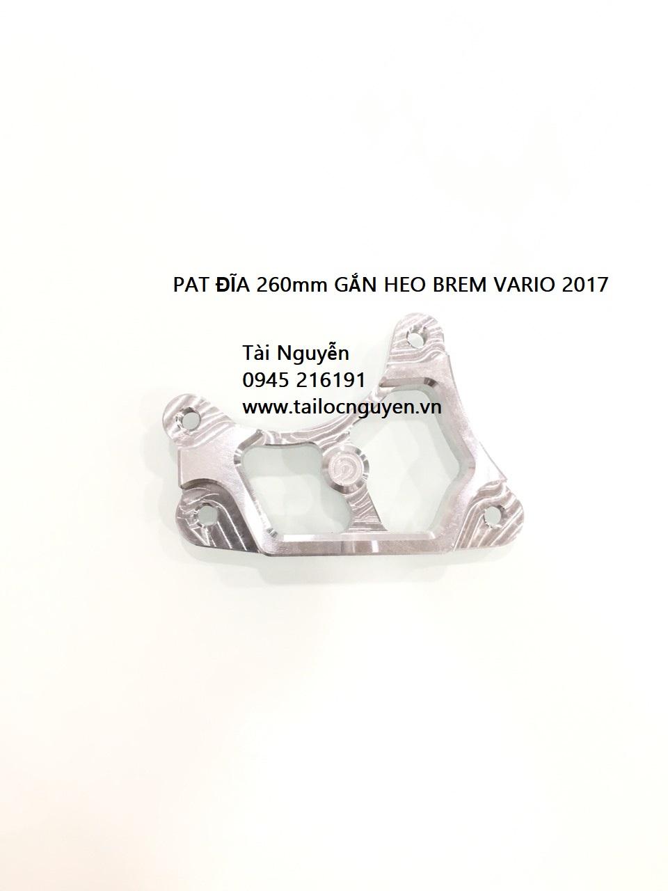 [HCM]PAT ĐĨA 260mm GẮN HEO ZIN HOẶC HEO BREM CHO VARIO/EX150/SIRIUS/EX135/WINNER/WAVE 110