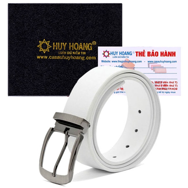 Thắt lưng nam da bò đầu kim màu da HK4107