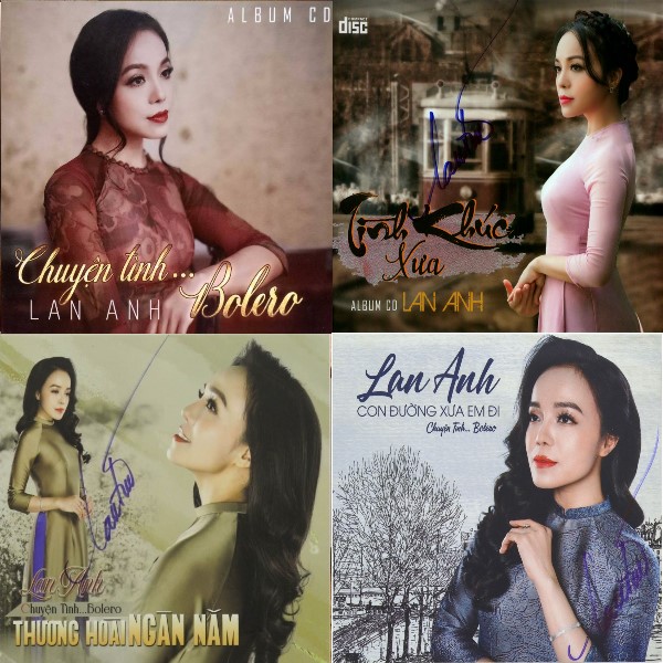 Bộ 4 đĩa cd lan anh