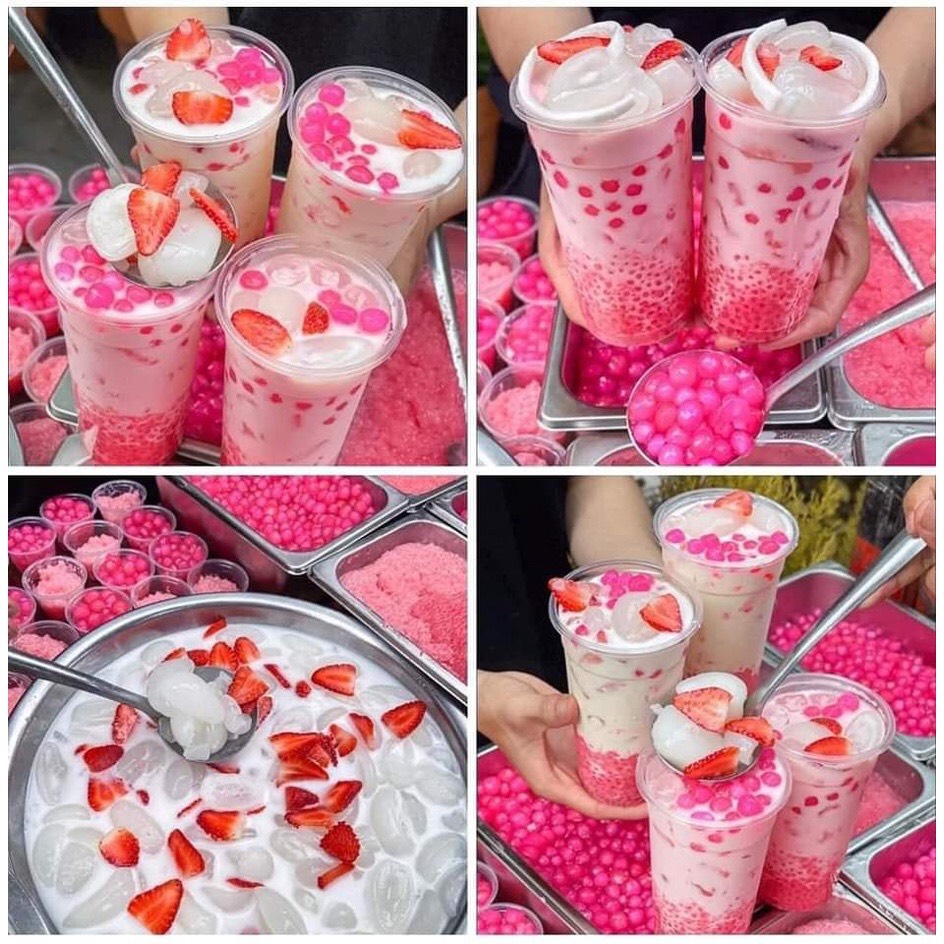TRÂN CHÂU bột báng Long Phú HẠT TO gói 1kg