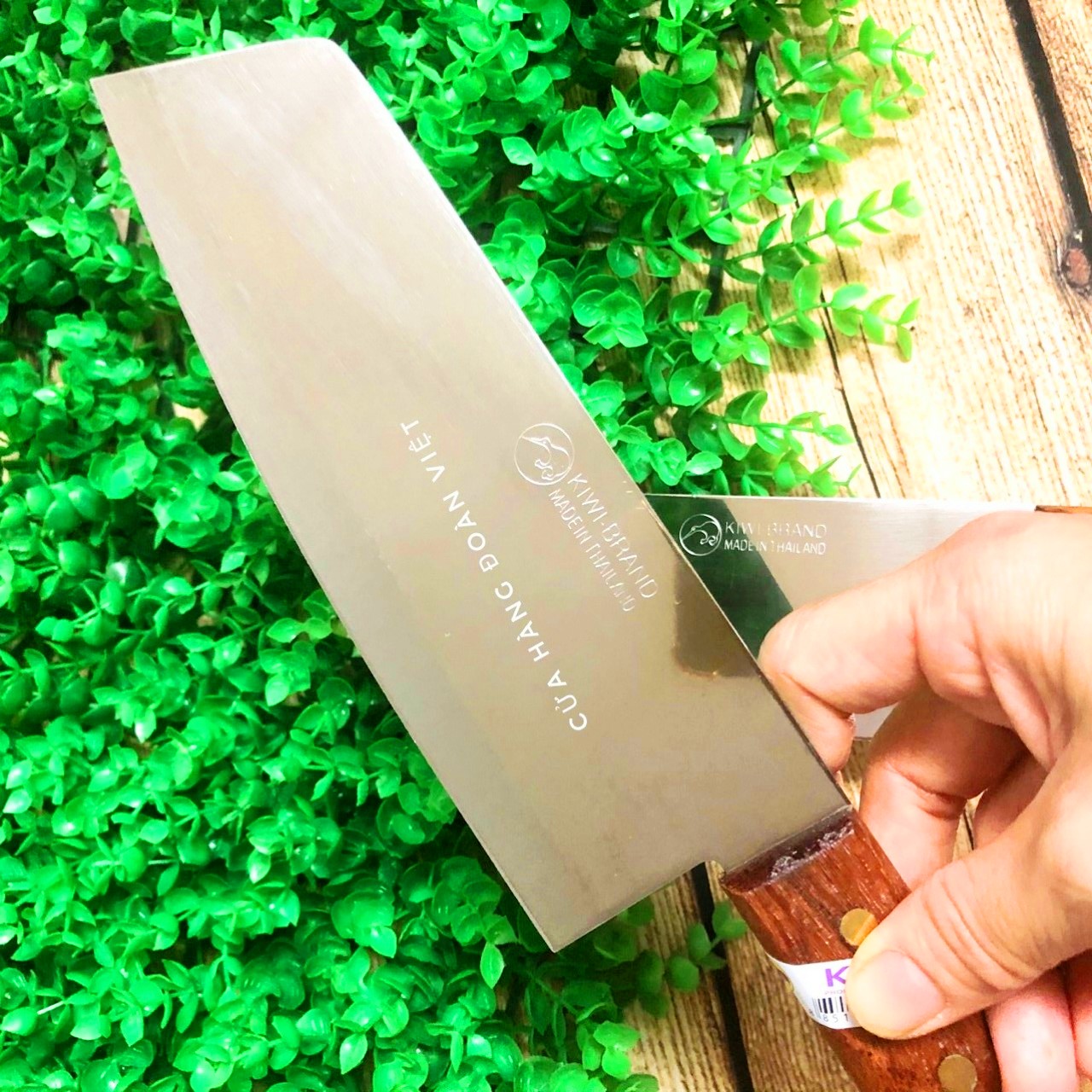 Dao Thái Kiwi Cán Gỗ  Size 21 - 32cm
