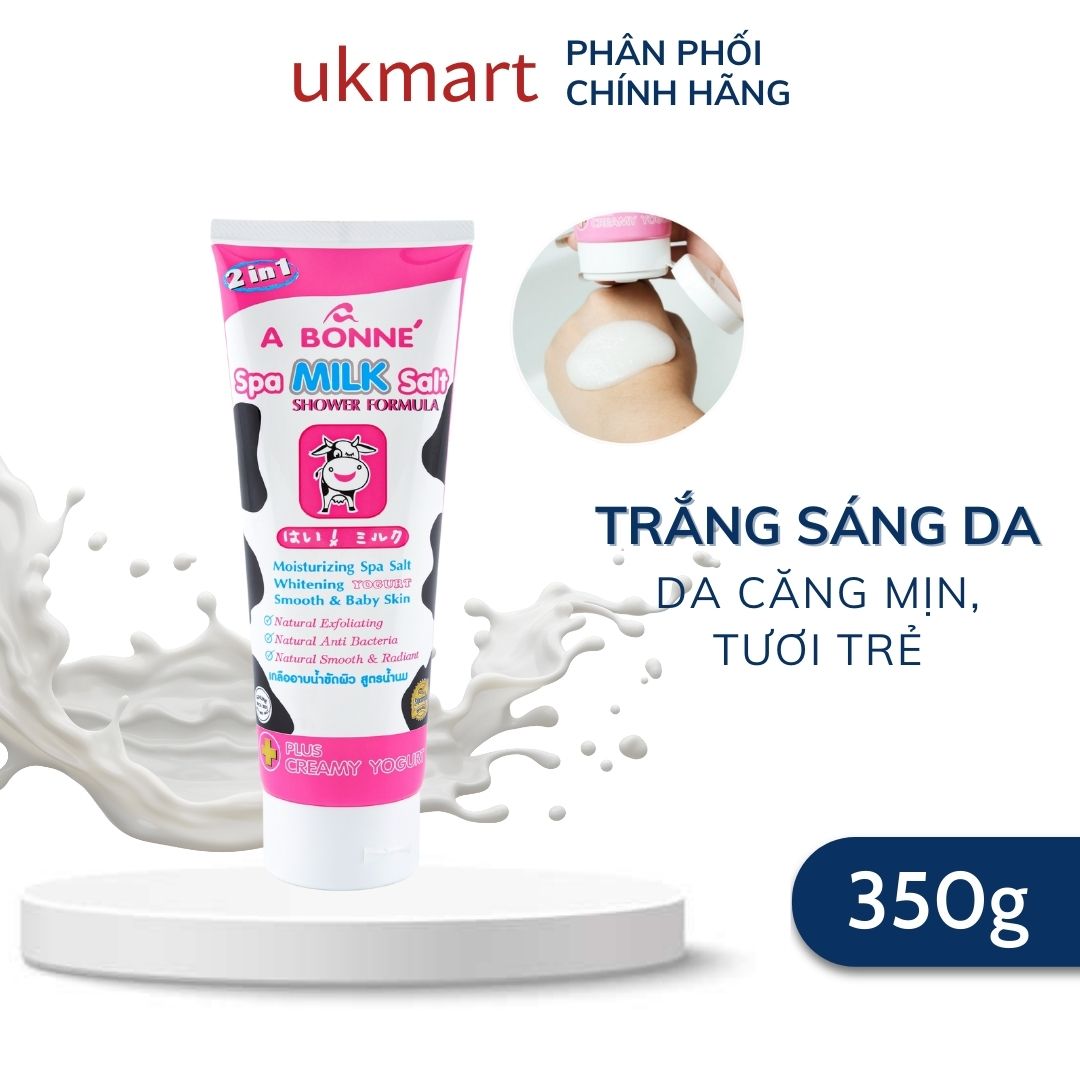 Muối Tắm Sữa Bò Tẩy Tế Bào Chết A Bonne Spa Milk Salt Thái Lan 350gr