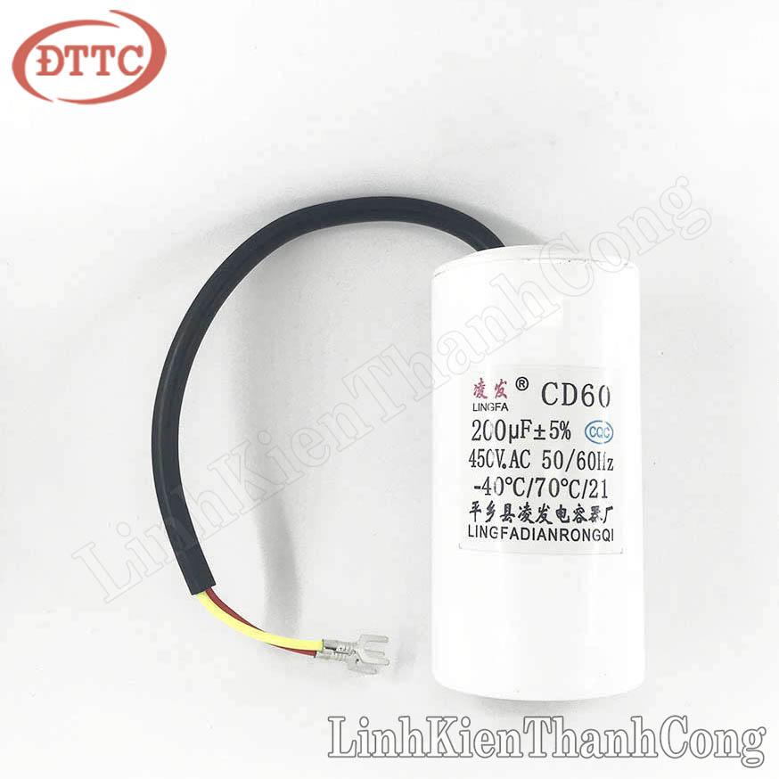 Tụ cd60 200uf 450v