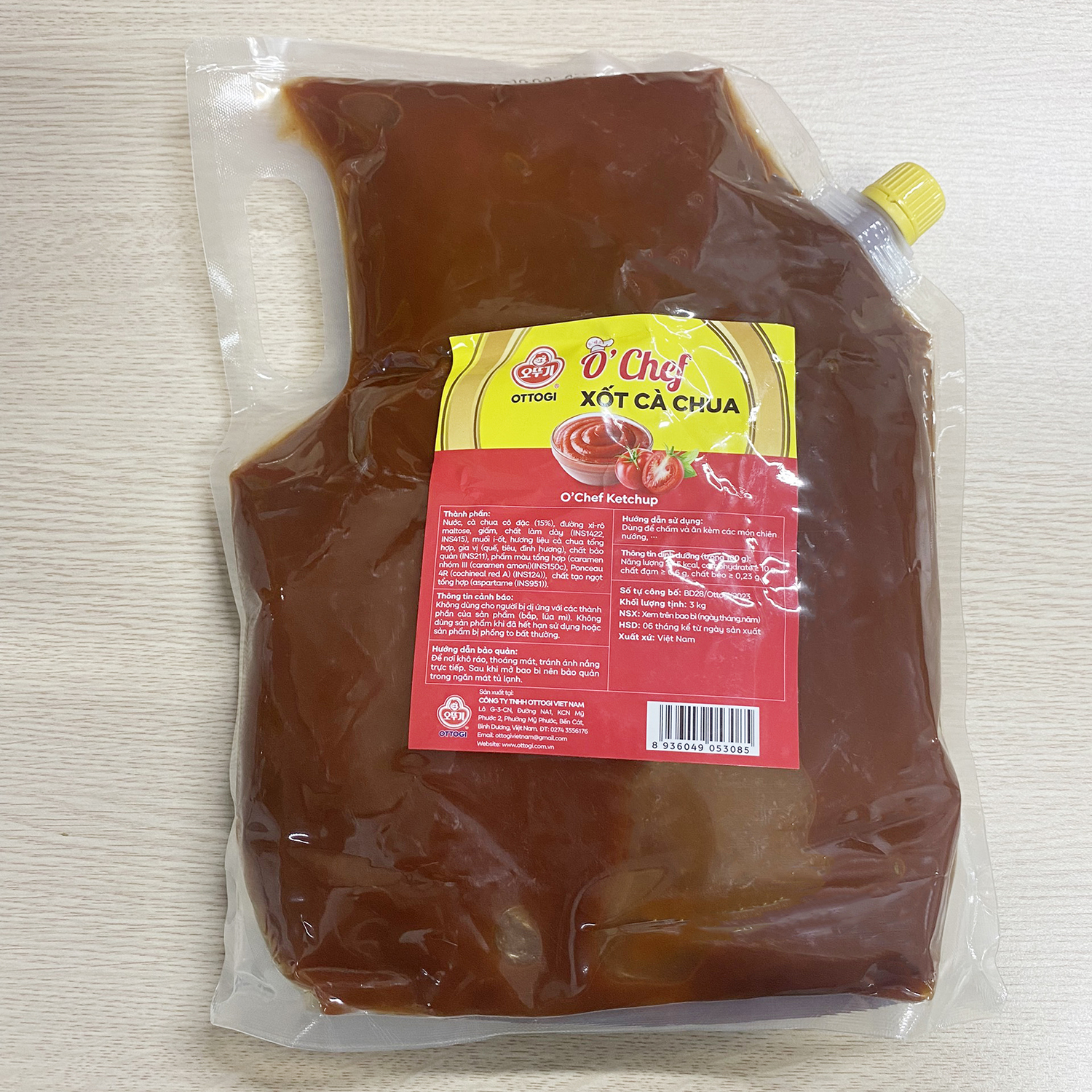 Xốt cà chua O'chef Otoki 3kg