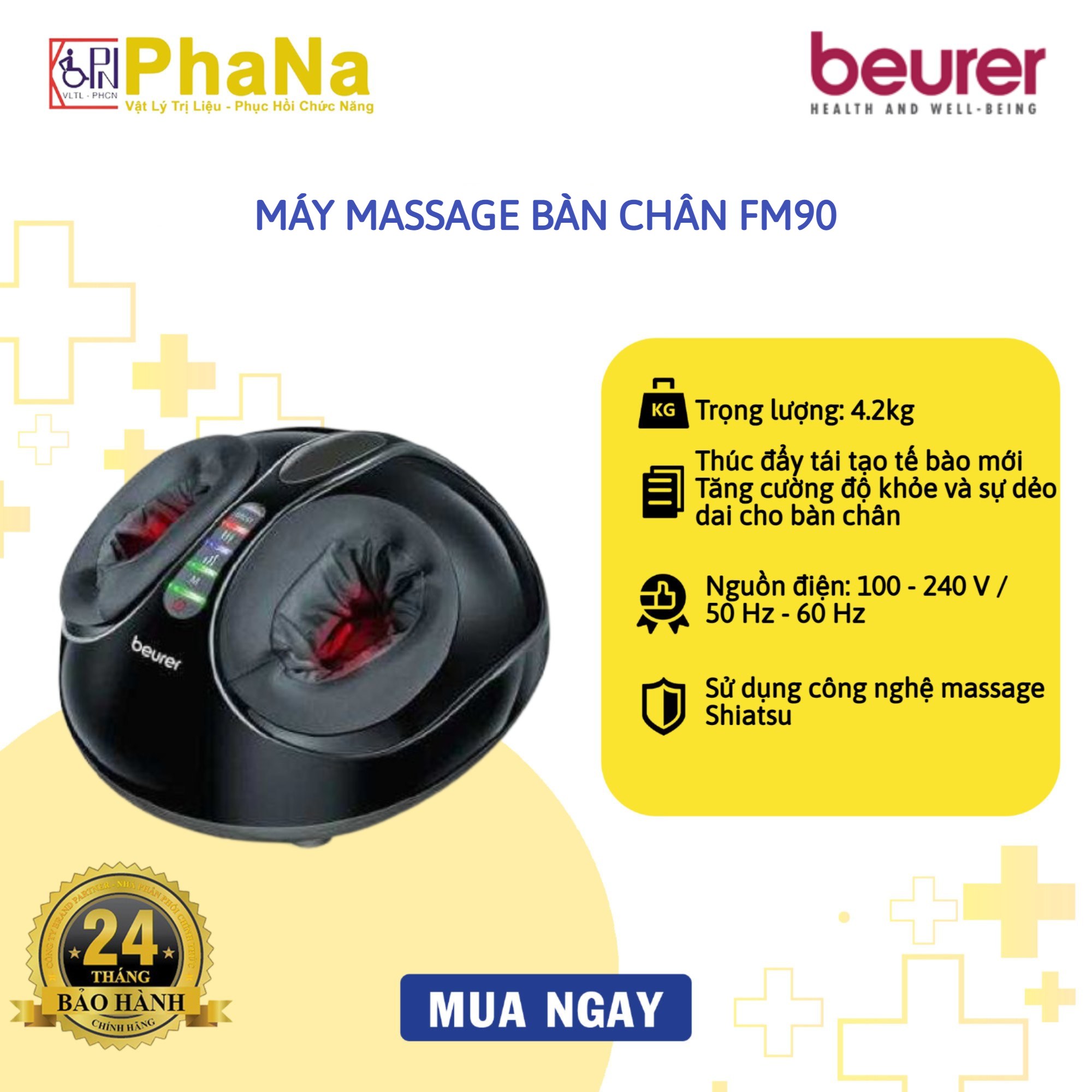 [HCM] Máy Massage Bàn Chân Beurer FM90
