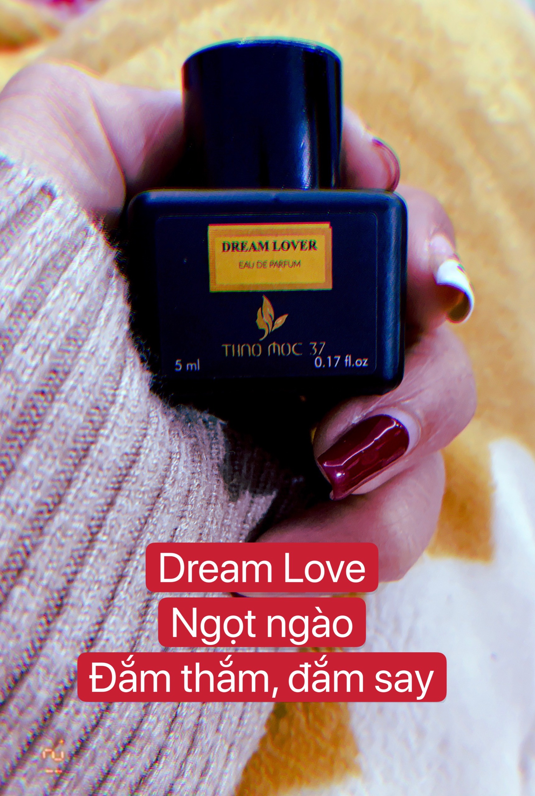 Nước hoa vùng kín Thảo Mộc 37, Mùi DREAM LOVER ( màu đen)