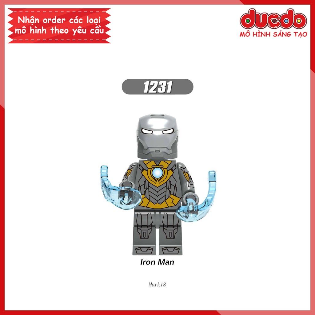 Minifigures các bộ giáp cực đỉnh của Iron Man - Đồ chơi Lắp ghép Xếp hình Mô hình Mini XINH X0254