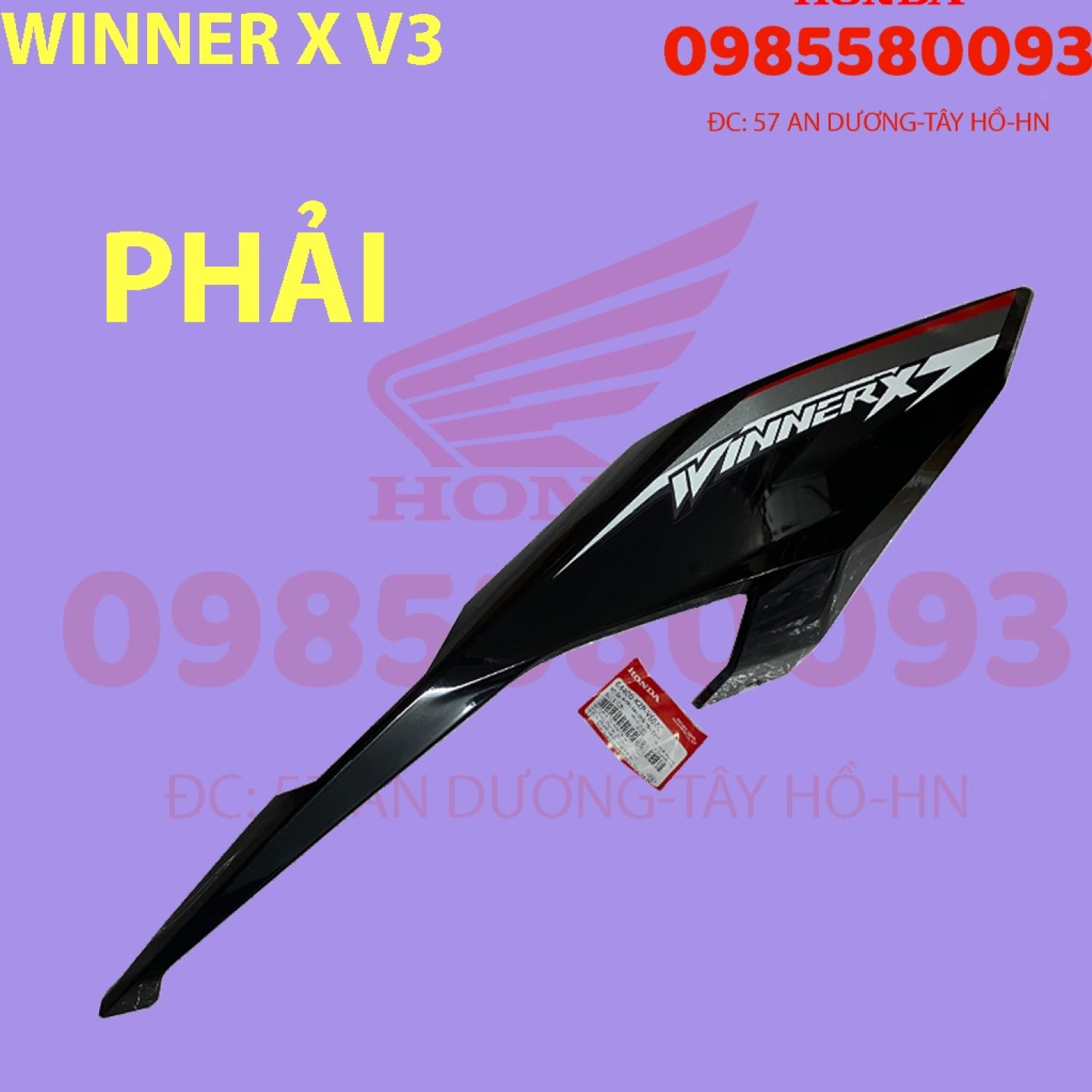 DÀN ÁO WINNER X V3 2022 MÀU ĐEN BÓNG ( CÓ BÁN LẺ)