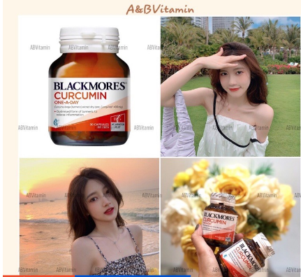 Viên uống tinh chất nghệ Blackmores Curcumin one a day inflammation vitamin 30 viên Úc