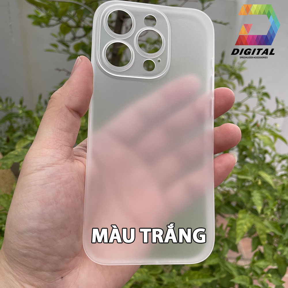 Combo 2 Ốp Lưng Trong Nhám Unibody Cho iPhone 14 Pro Siêu Mỏng
