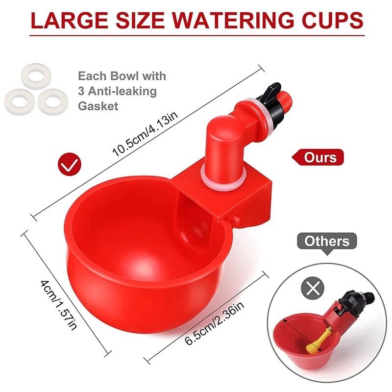 máng uống nước tự động cho gà 1 cái