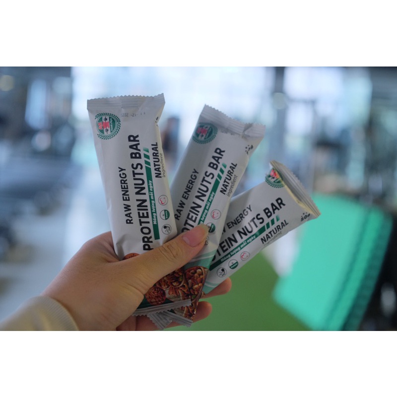Protein Nuts Bar 50g(Thanh dinh dưỡng siêu hạt phủ sô cô la)