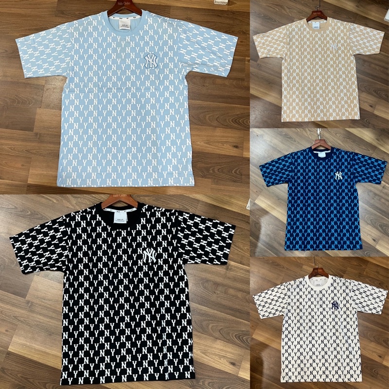 | Ảnh Thật | Áo Thun Mono Yankees Logo Thêu