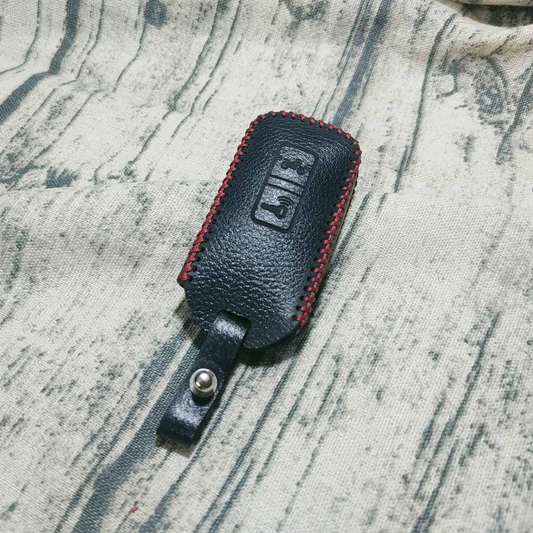 Bao da 2 nút chìa khóa smartkey xe máy Honda