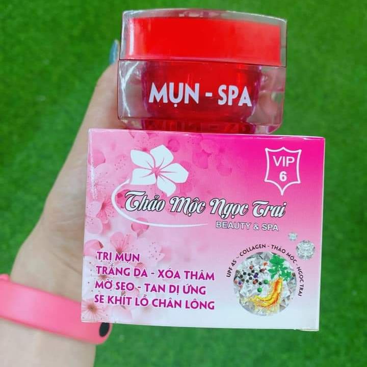 KEM MỤN SPA THẢO MỘC NGỌC TRAI [ VIP 6 ] - Mụn, Thâm, Trắng Da