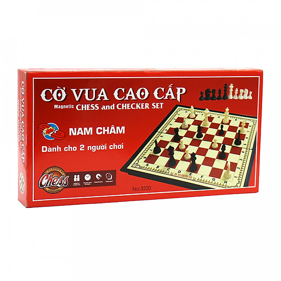 Bộ cờ vua nam châm kích thước bàn cờ 35 x 35 cm