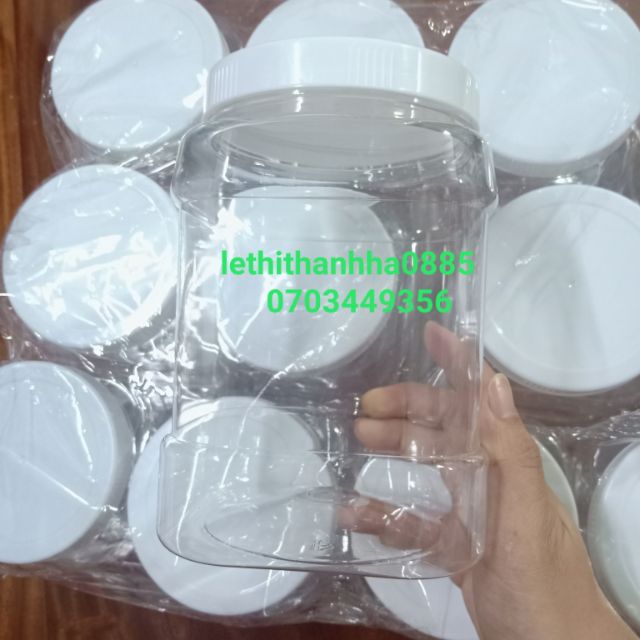 Combo 6 hũ nhựa Duy Tân 1550ml