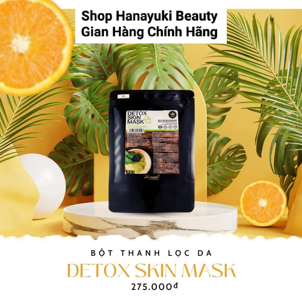 [TẶNG QUÀ + GIẢM VOUCHER 8%] [Chính hãng Hanayuki Date 2026] Mặt nạ thải độc da và body Hanayuki Detox Skin Mask