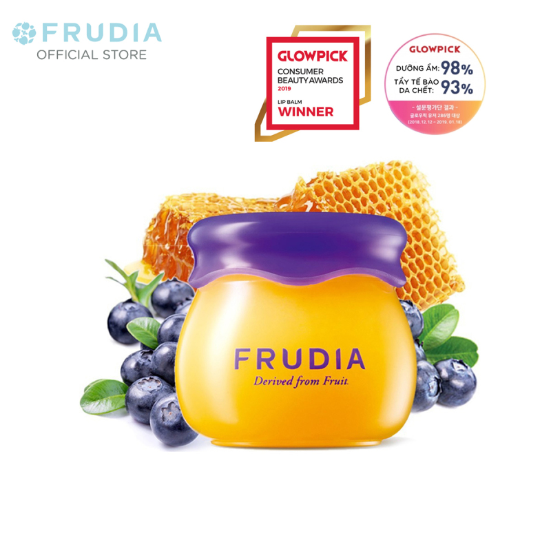 Son Dưỡng Ẩm Môi Chiết Xuất Việt Quất Frudia Blueberry Hydrating Honey Lip Balm 10g