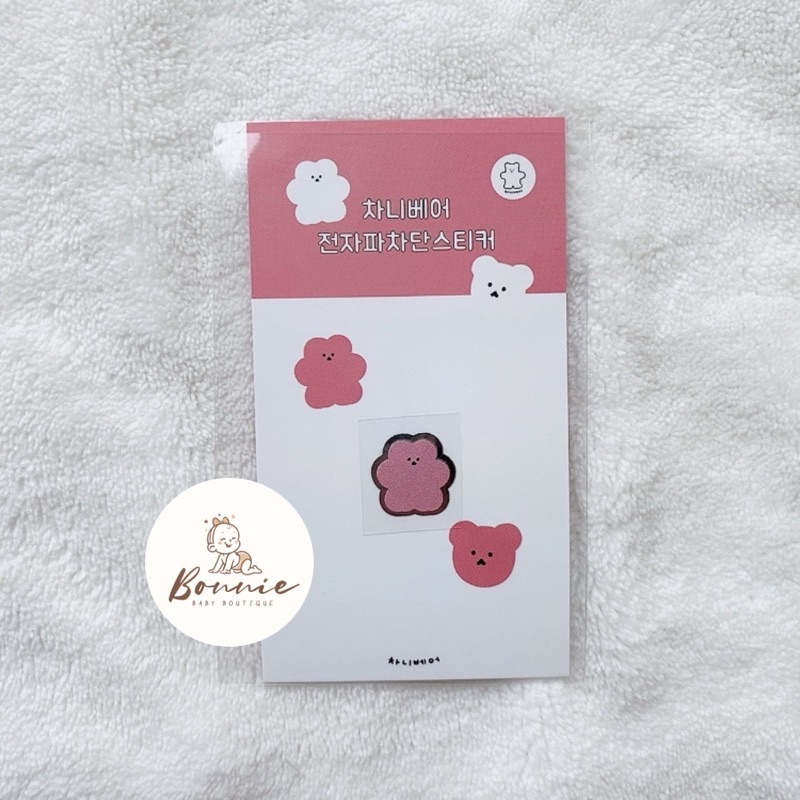 Miếng dán chắn sóng điện từ Chanibear / Sticker triệt sóng điện từ Hàn Quốc