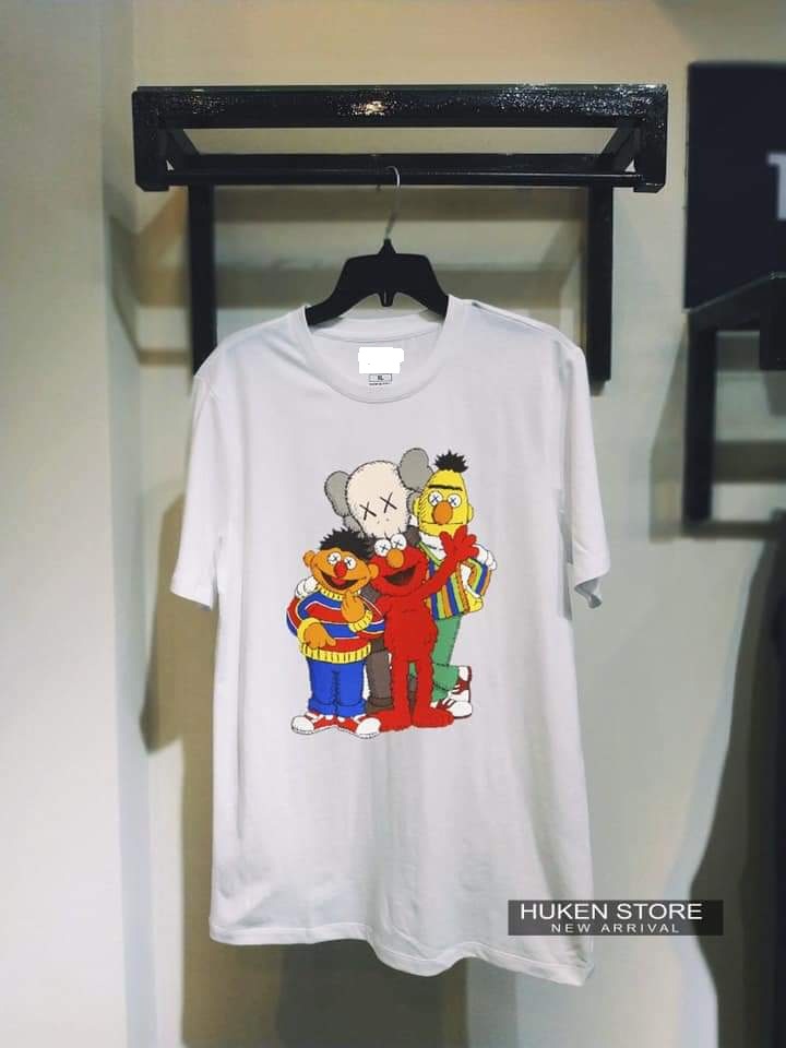 XẢ HÀNG - ĐỒNG GIÁ 19K Áo thun nữ form rộng Hàn Quốc in hình Người Nộm Đại Gia đình dễ thương vải dày mịn mát