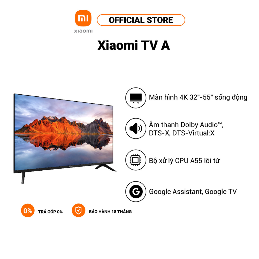 Xiaomi TV A| Google TV| Dolby Audio™