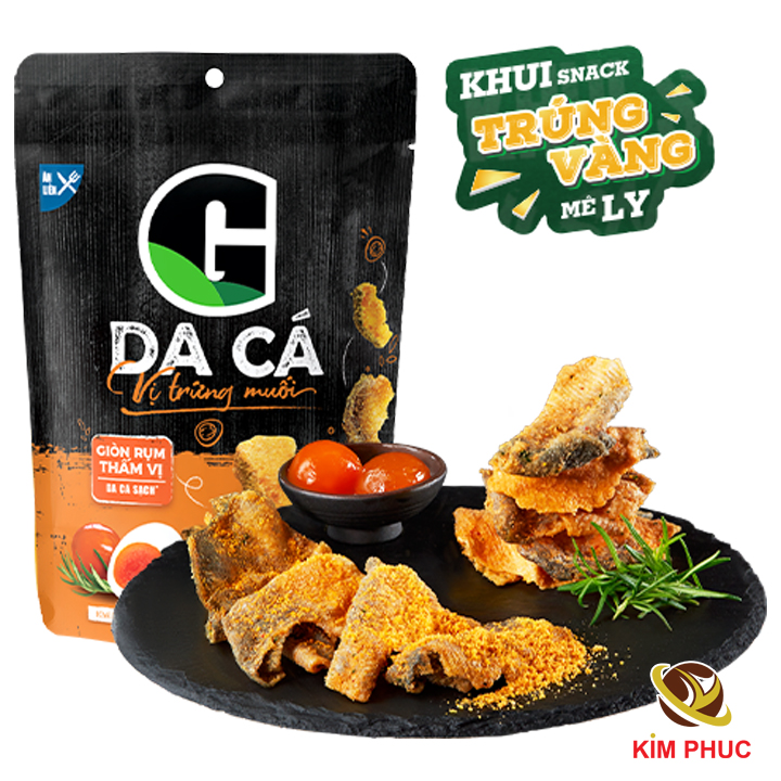 [Siêu thị WinMart] - Da cá vị trứng muối G Feddy gói 50g