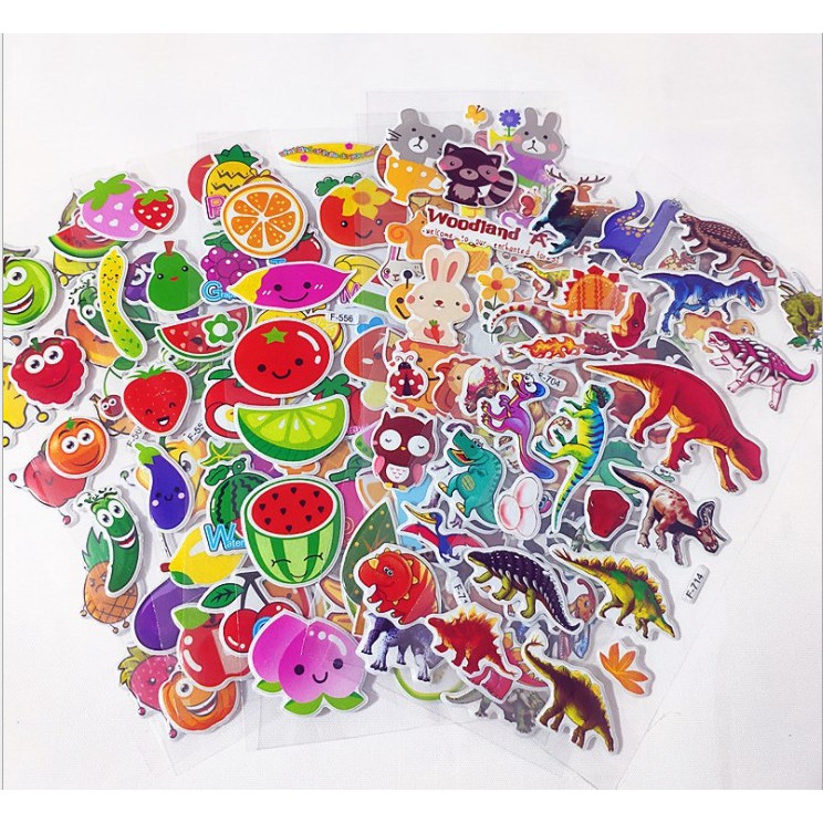 10-piece set cartoon baby stickers