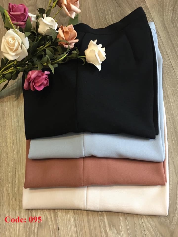 Quần Baggy Cúc Bọc Cao Cấp