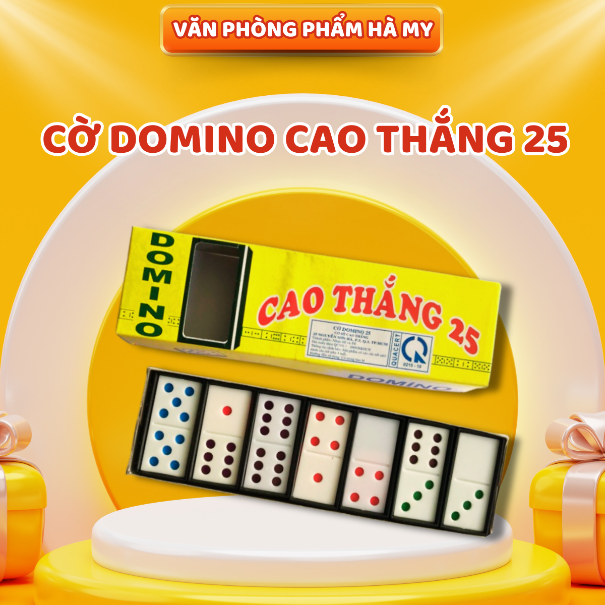 Cờ Domino Cao thắng 25 - Hộp Giấy