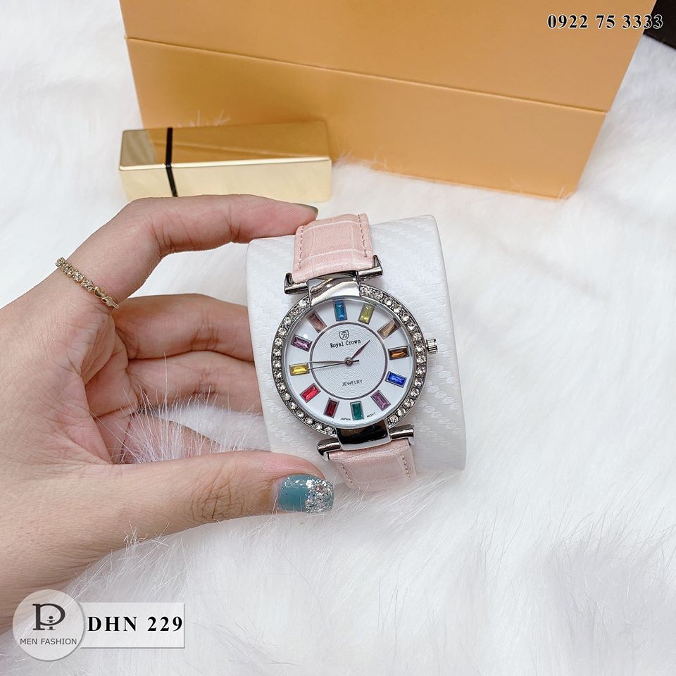 [Fullbox - xả kho] Đồng hồ nữ RC - Đá đa sắc -DHN229