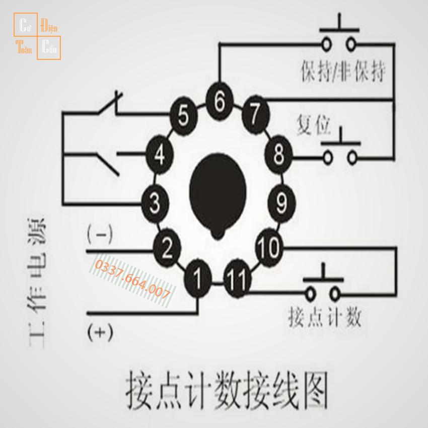 DH48J-A Bộ đếm sản phẩm ( Counter ) Omron
