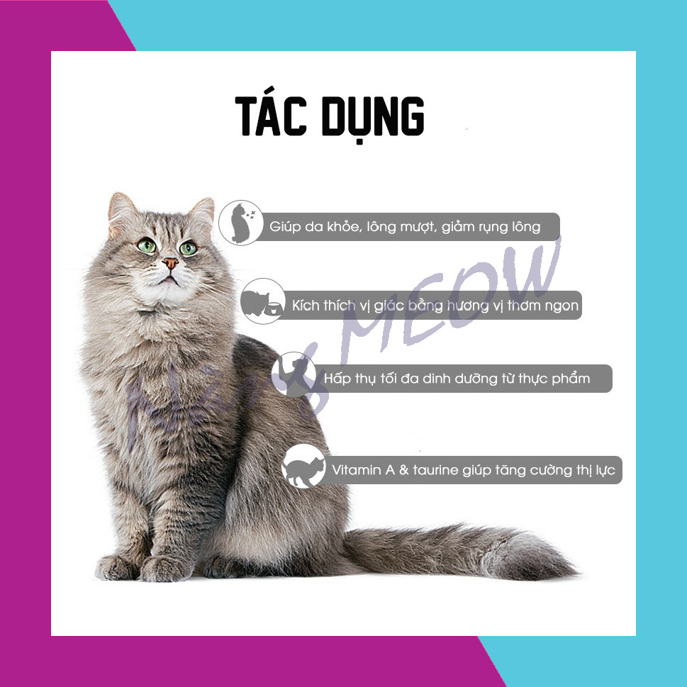Thức ăn hạt khô cho mèo Cateye lẻ 1KG