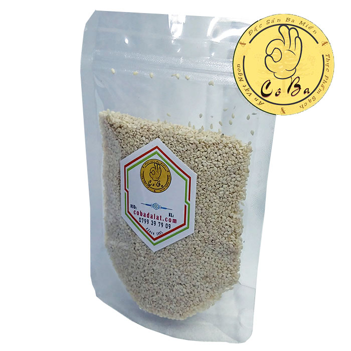 Mè sạch ( Vừng trắng) 100g siêu sạch - cô ba đà lạt