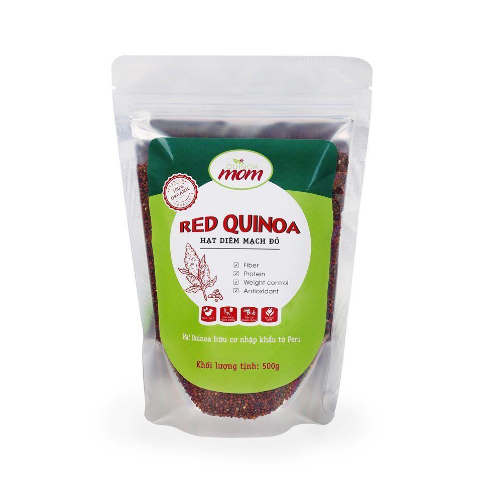 Organic red Quinoa seeds imported from Peru - Weight 500 grams.