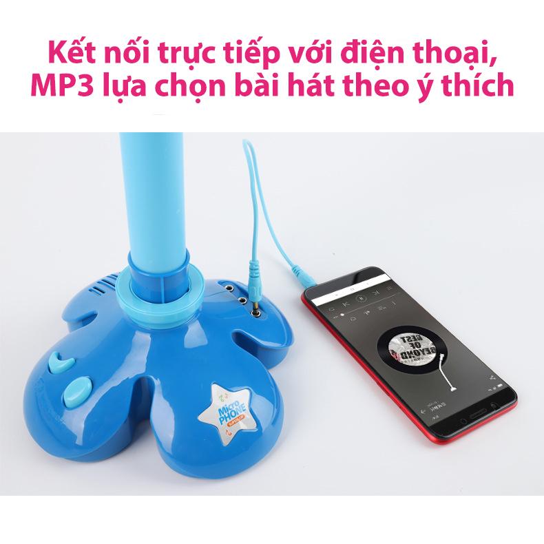 Mic hát karaoke đơn có giá đỡ Microphone Superlor