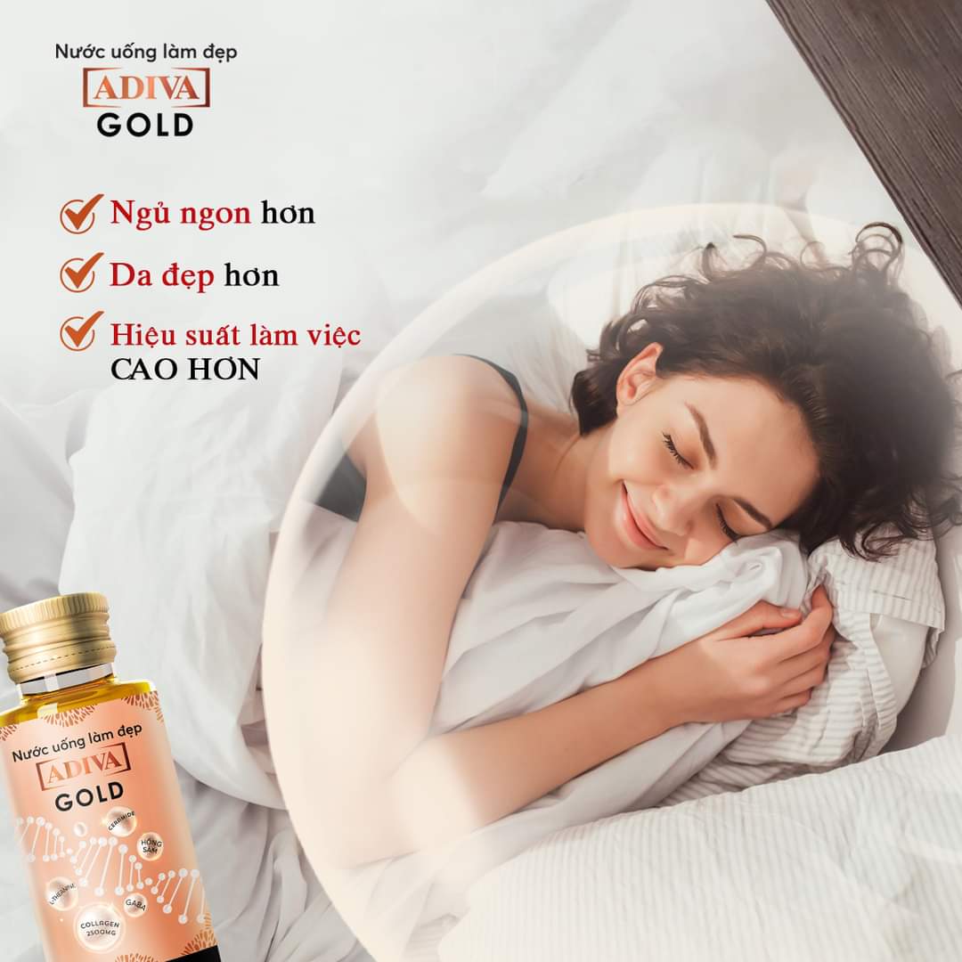 [HCM]Combo 04 hộp Collagen Adiva Gold (14 lọ/ hộp)