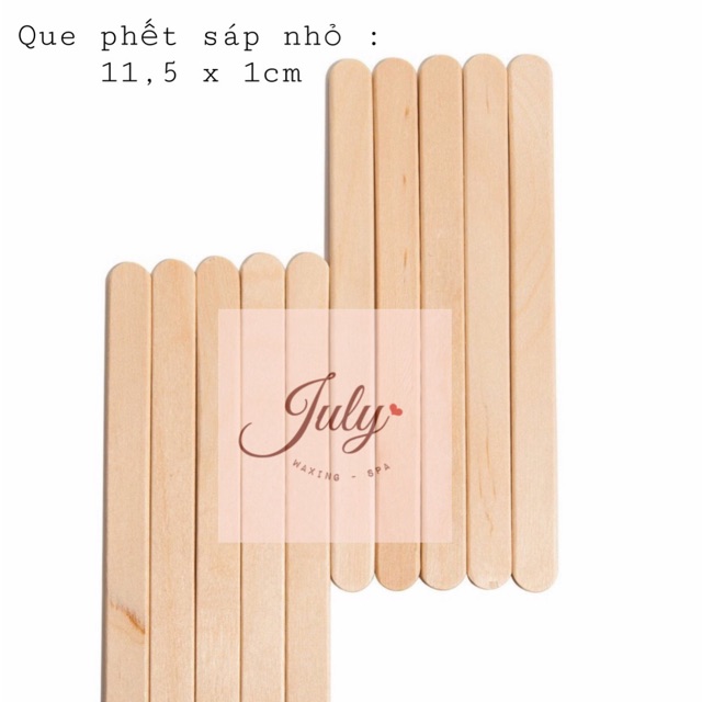 [HCM]Que kem que gỗ  que phết sáp nhỏ ( Sỉ )
