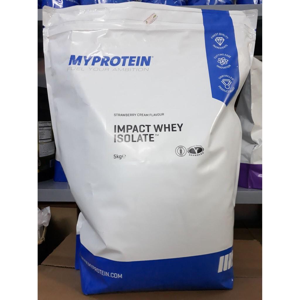 Impact Whey Isolate Myprotein 11Lbs Sữa Tăng Cơ Giảm Mỡ (200 lần dùng) - Authentic 100%