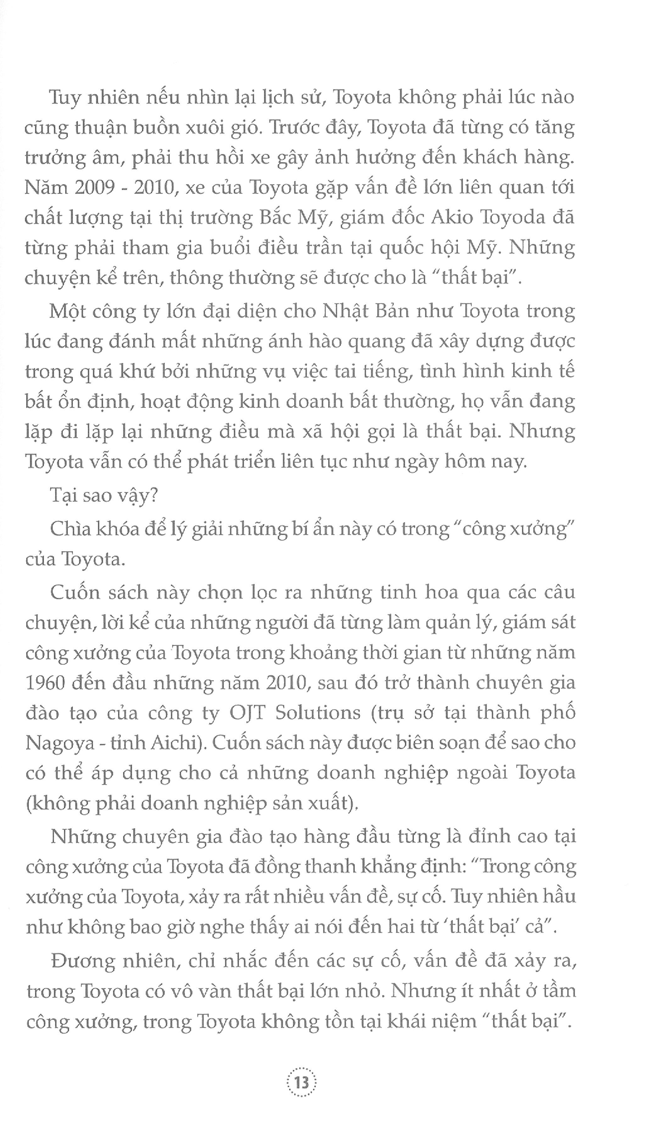 Thất Bại Học Của Toyota