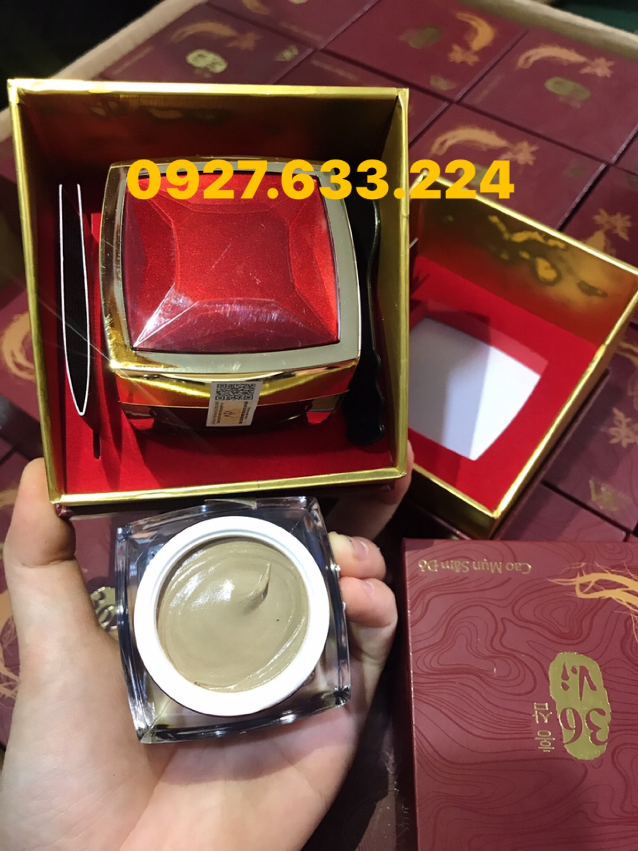 Cao mụn sâm đỏ 36 vị 15gam