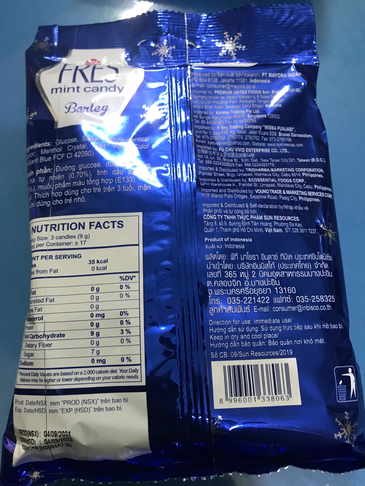KẸO BẠC HÀ FRES MINTCANDY 150G