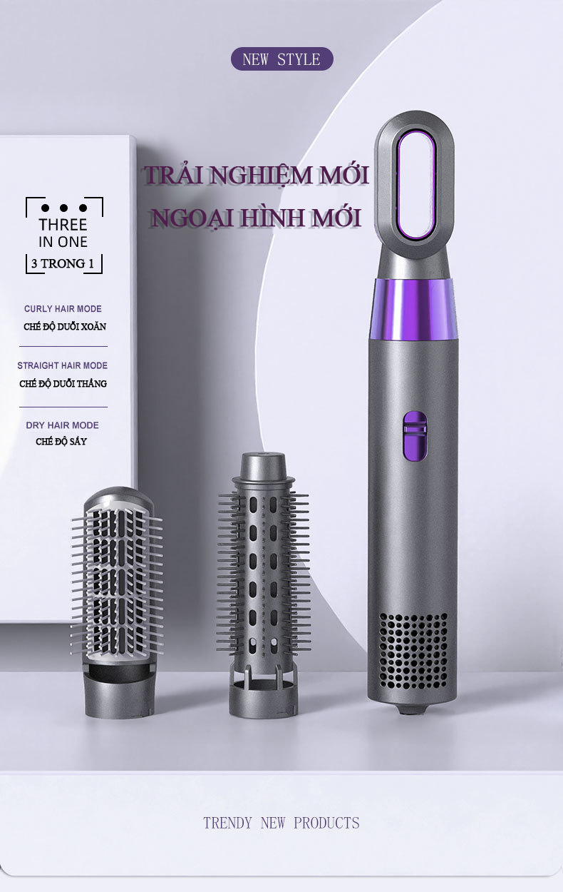Máy sấy tóc 3 trong 1 không cánh quạt cao cấp