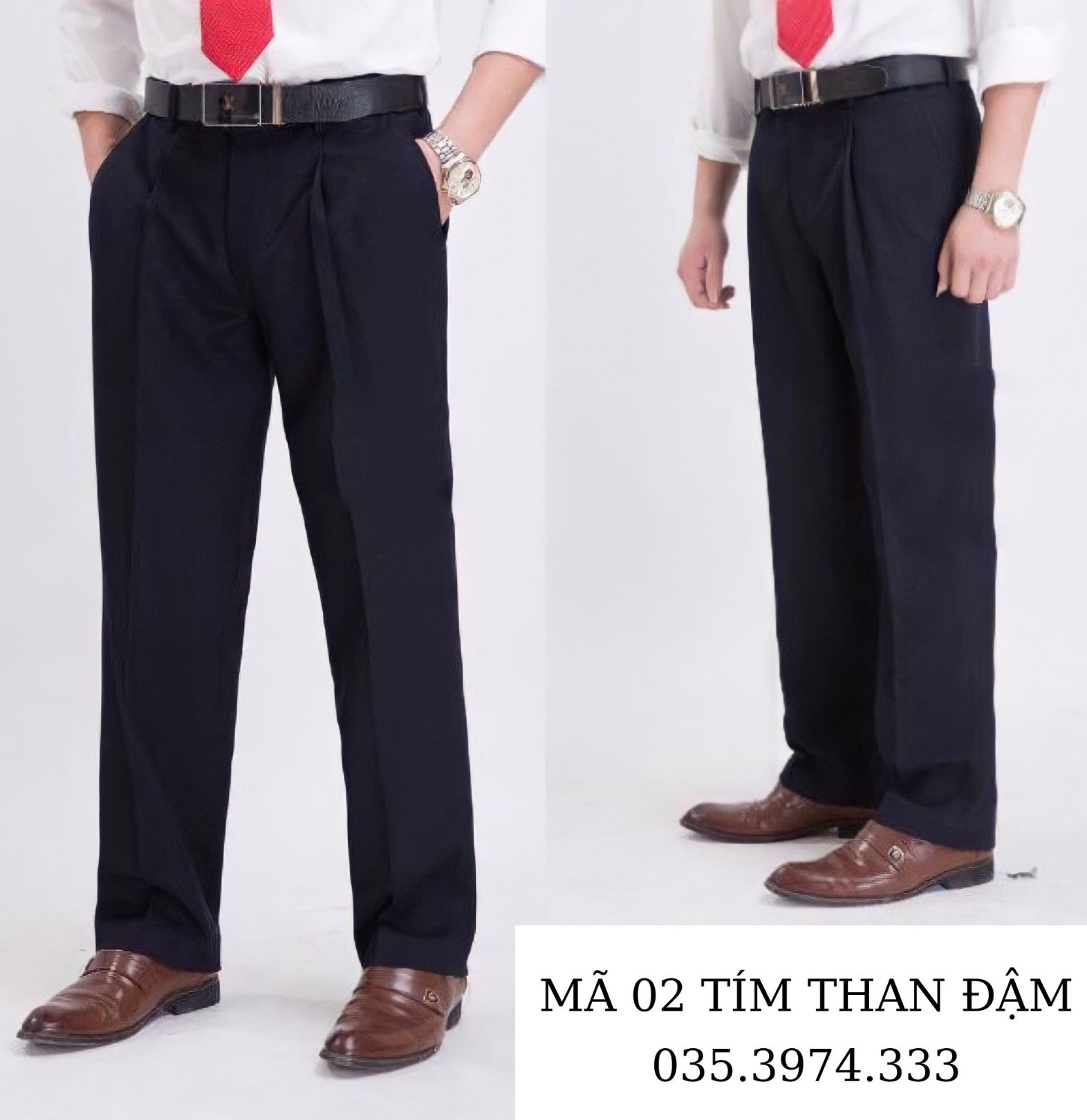 Quần âu nam trung niên cao cấp