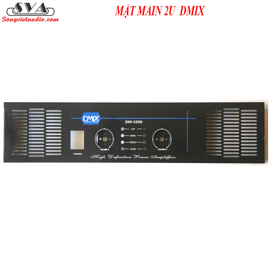 MẶT MAIN 2U 2 KÊNH KÈM NÚM VOLUME